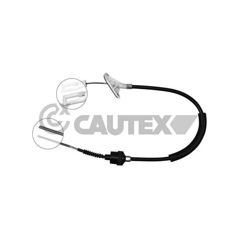 Tirette à câble, commande d'embrayage CAUTEX 763260