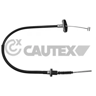 Tirette à câble, commande d'embrayage CAUTEX 763262