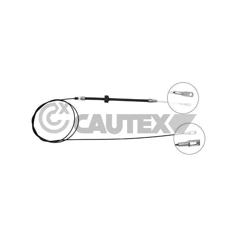Tirette à câble, frein de stationnement CAUTEX 765714