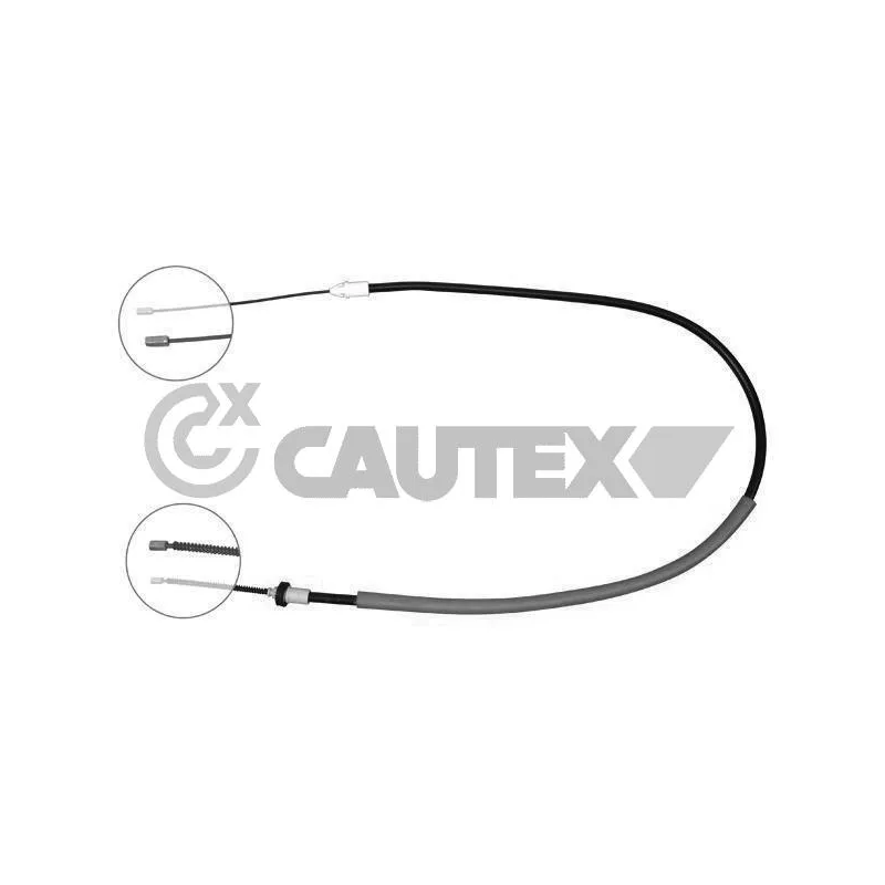 Tirette à câble, frein de stationnement CAUTEX 765762