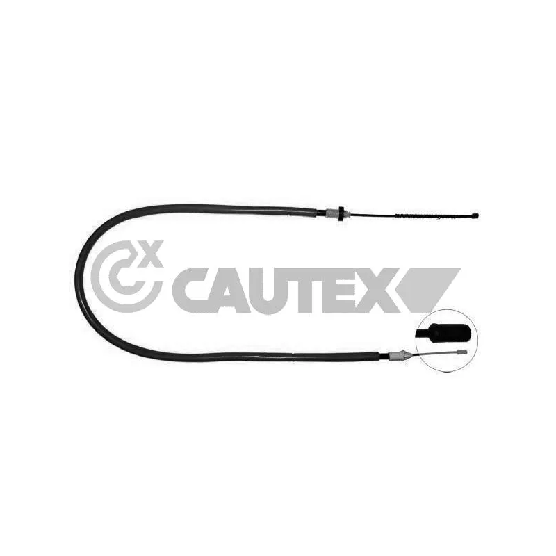 Tirette à câble, frein de stationnement CAUTEX 765763