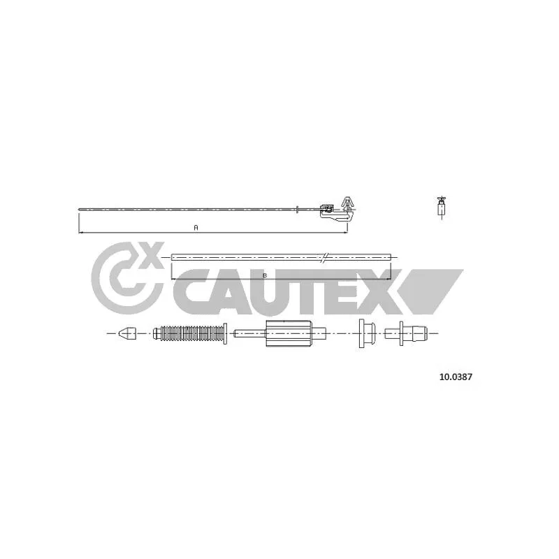 Câble d'accélération CAUTEX 765771