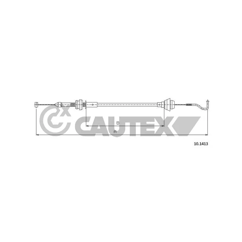 Câble d'accélération CAUTEX 765783