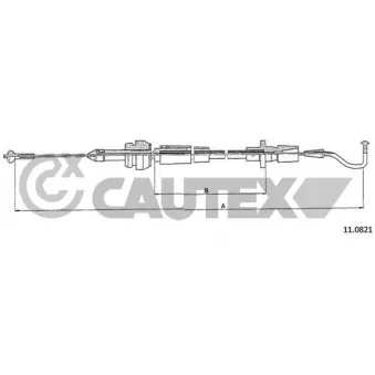 Câble d'accélération CAUTEX 765792