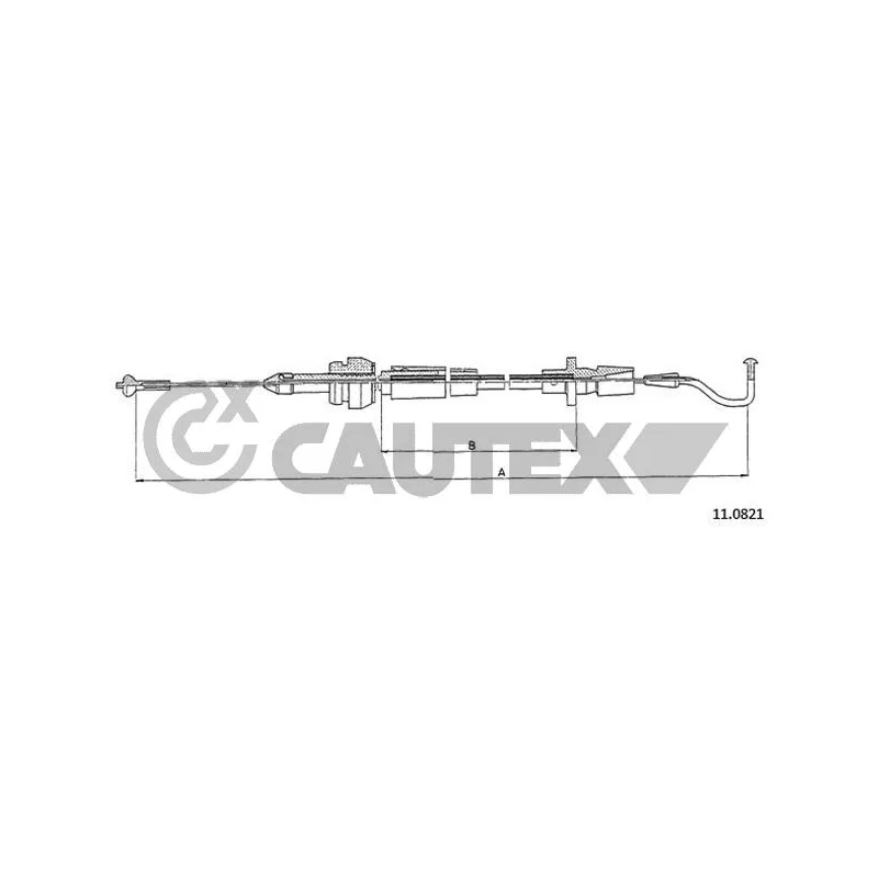 Câble d'accélération CAUTEX 765792