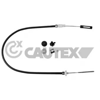 Tirette à câble, commande d'embrayage CAUTEX 765828