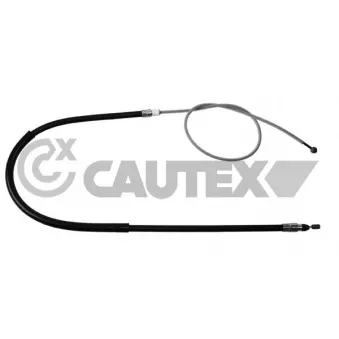 Tirette à câble, frein de stationnement CAUTEX 765844