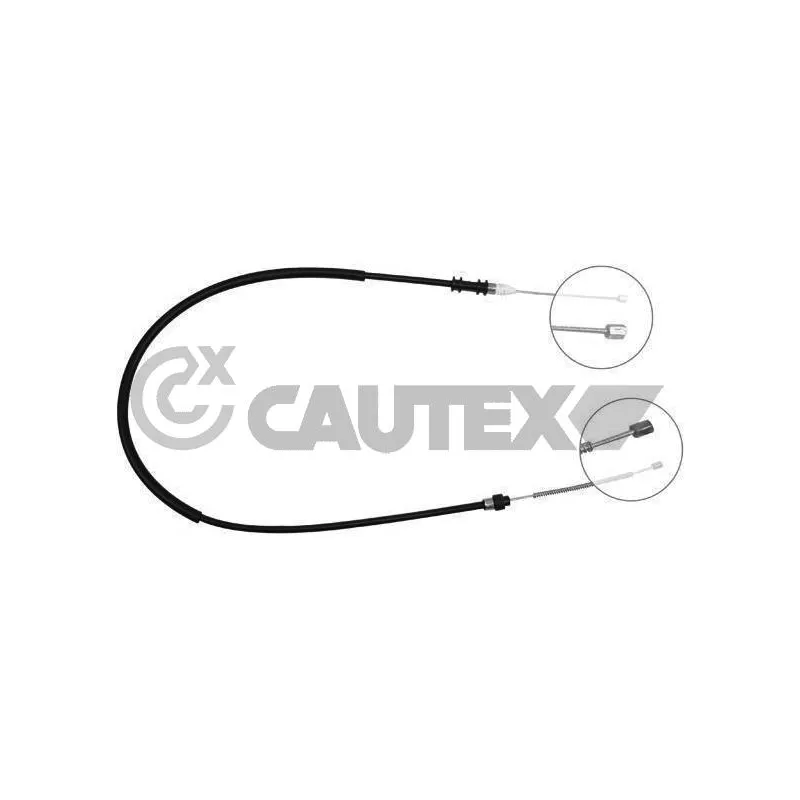 Tirette à câble, frein de stationnement CAUTEX 765849