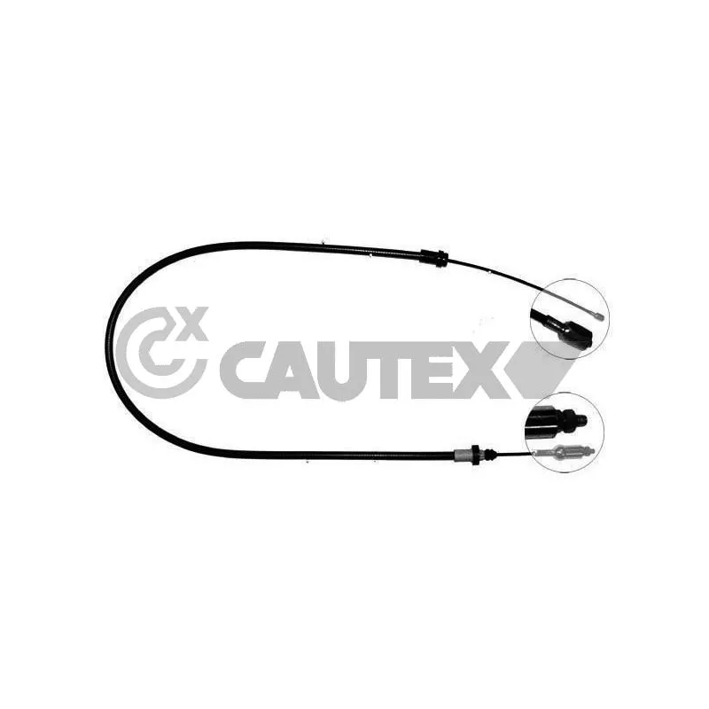 Tirette à câble, commande d'embrayage CAUTEX 765851