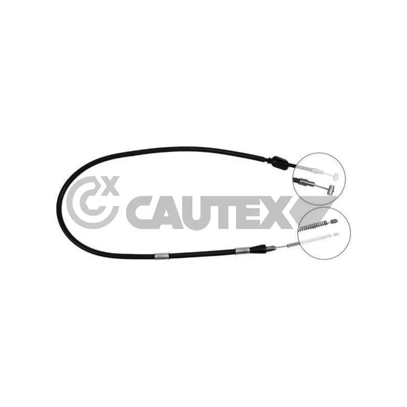 Tirette à câble, frein de stationnement CAUTEX 765864