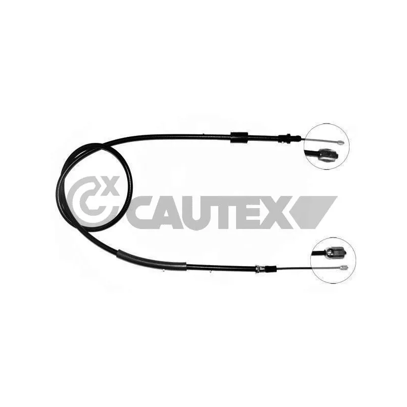 Tirette à câble, frein de stationnement CAUTEX 765867