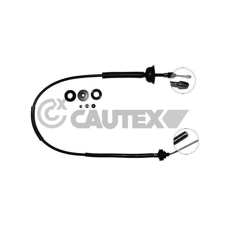 Tirette à câble, commande d'embrayage CAUTEX 765871
