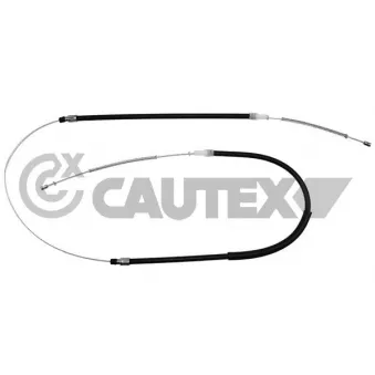 Tirette à câble, frein de stationnement CAUTEX 765967