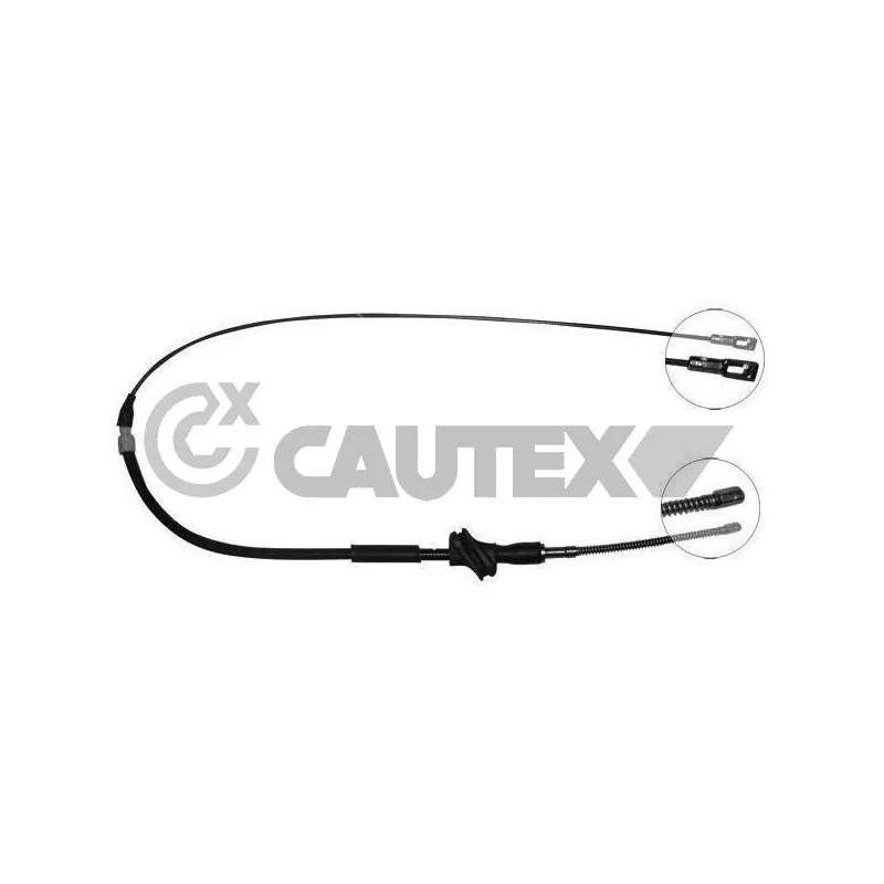 Tirette à câble, frein de stationnement CAUTEX 765972
