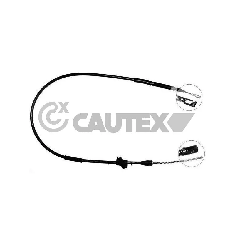 Tirette à câble, frein de stationnement CAUTEX 765979