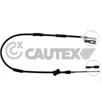 Tirette à câble, frein de stationnement CAUTEX 765980