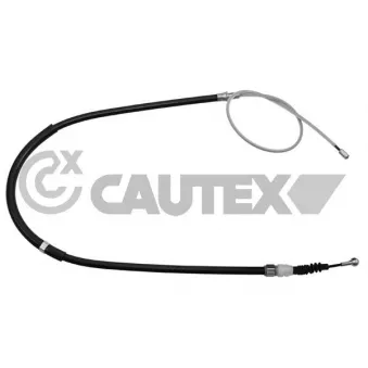 Tirette à câble, frein de stationnement CAUTEX 766014