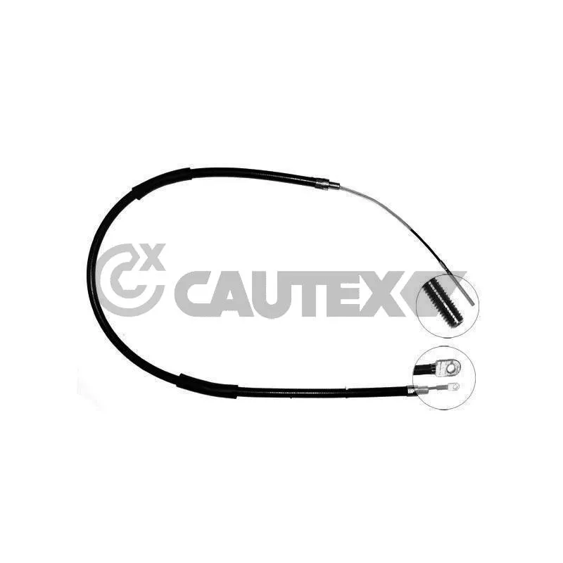 Tirette à câble, frein de stationnement CAUTEX 766059