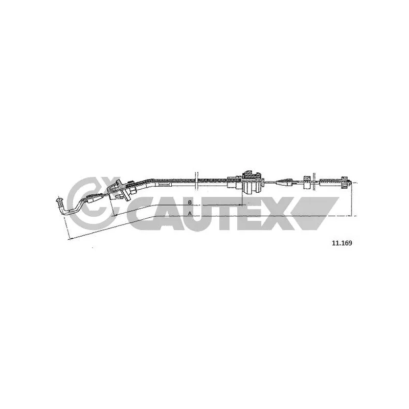 Câble d'accélération CAUTEX 766079