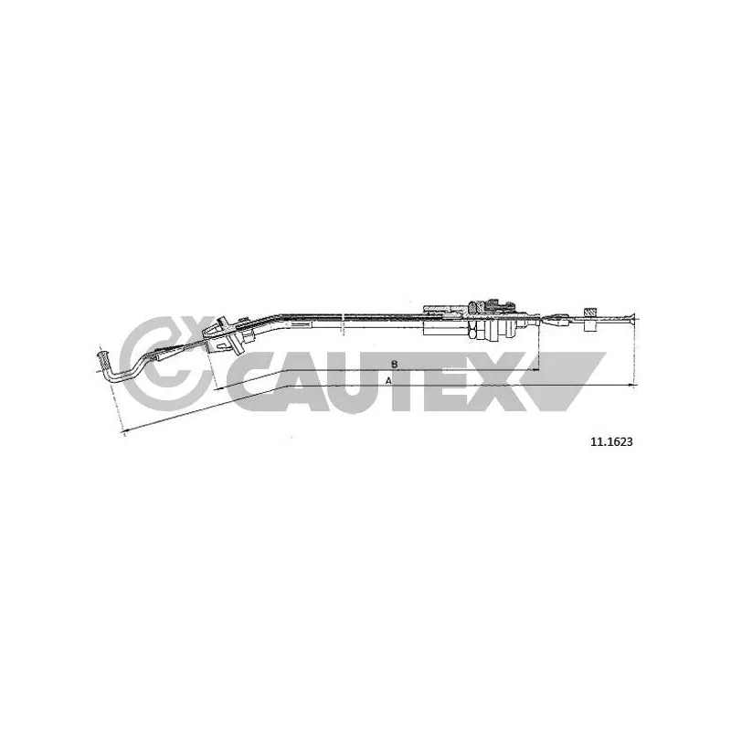 Câble d'accélération CAUTEX 766085