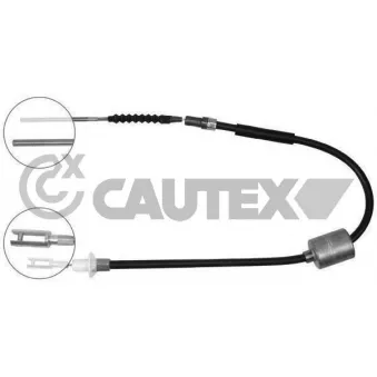 Tirette à câble, commande d'embrayage CAUTEX 766102