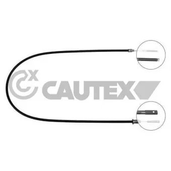 Tirette à câble, frein de stationnement CAUTEX 766165