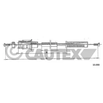 Câble d'accélération CAUTEX 766199