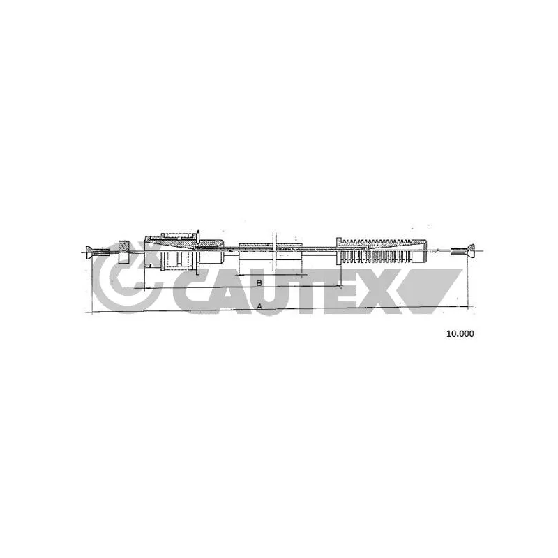 Câble d'accélération CAUTEX 766199