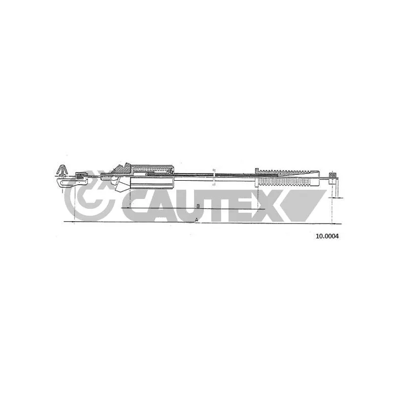 Câble d'accélération CAUTEX 766204