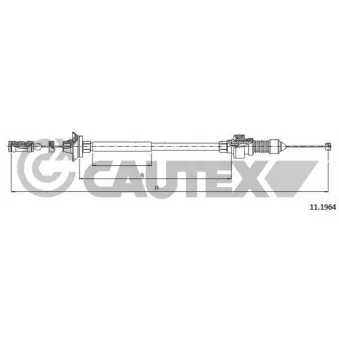 Câble d'accélération CAUTEX 766206
