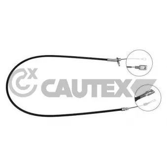 Tirette à câble, frein de stationnement CAUTEX 766230