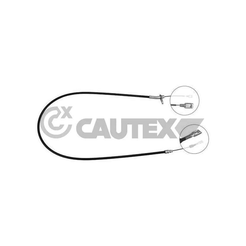 Tirette à câble, frein de stationnement CAUTEX 766230