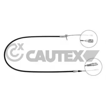 Tirette à câble, frein de stationnement CAUTEX 766231