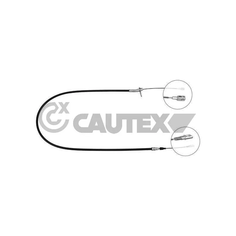 Tirette à câble, frein de stationnement CAUTEX 766231