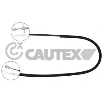 Tirette à câble, frein de stationnement CAUTEX 766251