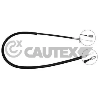 Tirette à câble, frein de stationnement CAUTEX 766252
