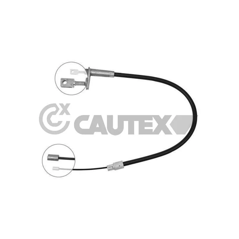 Tirette à câble, frein de stationnement CAUTEX 766256