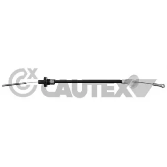 Tirette à câble, commande d'embrayage CAUTEX 766316
