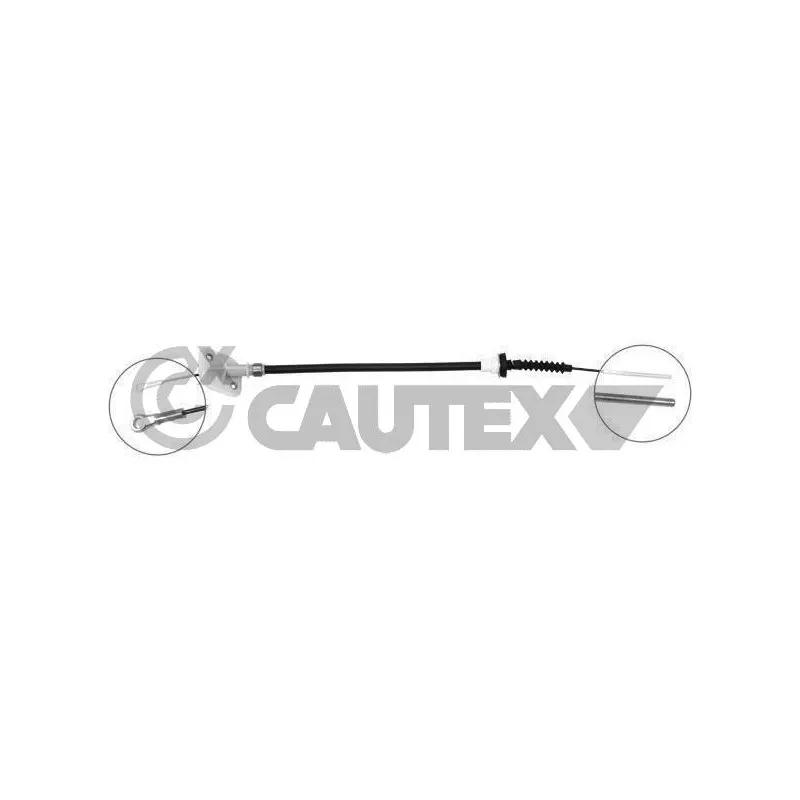 Tirette à câble, commande d'embrayage CAUTEX 766349
