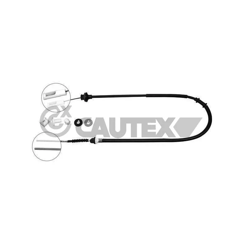 Tirette à câble, commande d'embrayage CAUTEX 766358