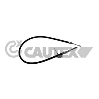 Tirette à câble, commande d'embrayage CAUTEX 766361