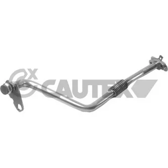 Conduite d'huile, compresseur CAUTEX 770012