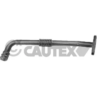 Conduite d'huile, compresseur CAUTEX 771639