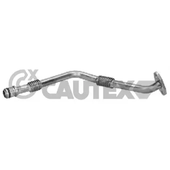 Conduite d'huile, compresseur CAUTEX 771640