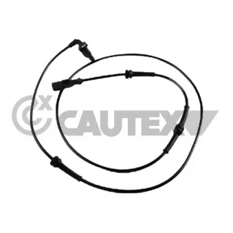 Capteur, vitesse de roue arrière droit CAUTEX 772520