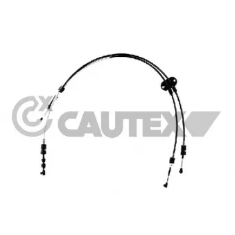 Tirette à câble, boîte de vitesse manuelle CAUTEX 772622