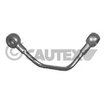 Conduite d'huile, compresseur CAUTEX 774743
