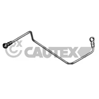 Conduite d'huile, compresseur CAUTEX 774760