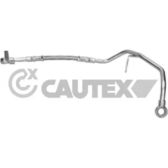 Conduite d'huile, compresseur CAUTEX 775536