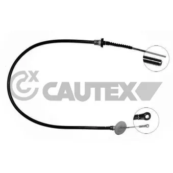 Tirette à câble, commande d'embrayage CAUTEX 901451